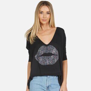 "Eva" Sparkle Lip Top